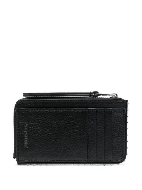 Zadig&Voltaire wing-plaque compact wallet - Black