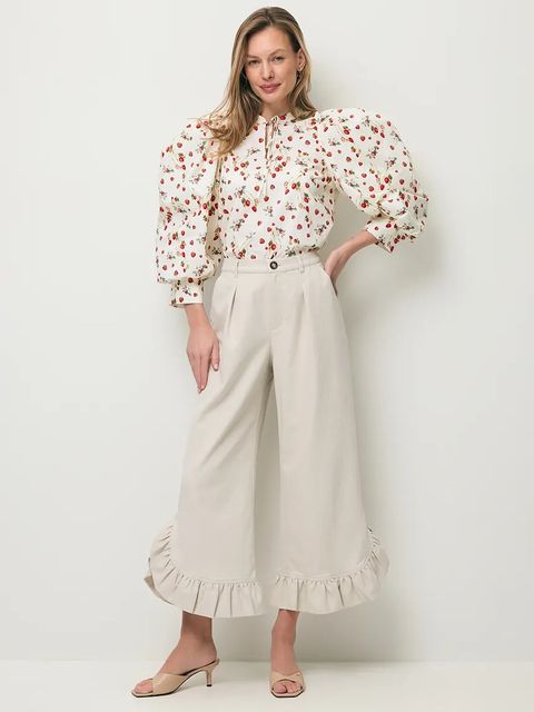 BIZUU bluzka koszulowa damska bawełniana ANDRASSA - zdjęcie produktu nr 1