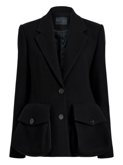 Proenza Schouler flap-pockets buttoned blazer - Black - zdjęcie produktu nr 1