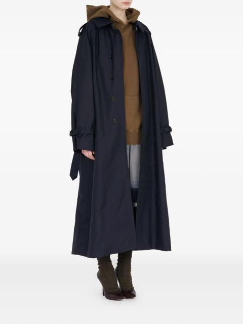 Maison Margiela long raincoat - Blue - zdjęcie produktu nr 2