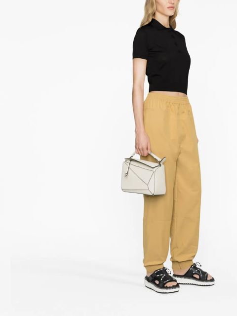 LOEWE elasticated-waist track pants - Yellow - zdjęcie produktu nr 2