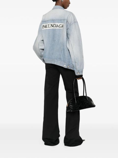 Balenciaga button denim jacket - Blue
