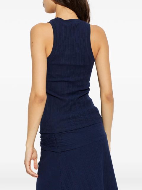 Victoria Beckham ribbed top - Blue