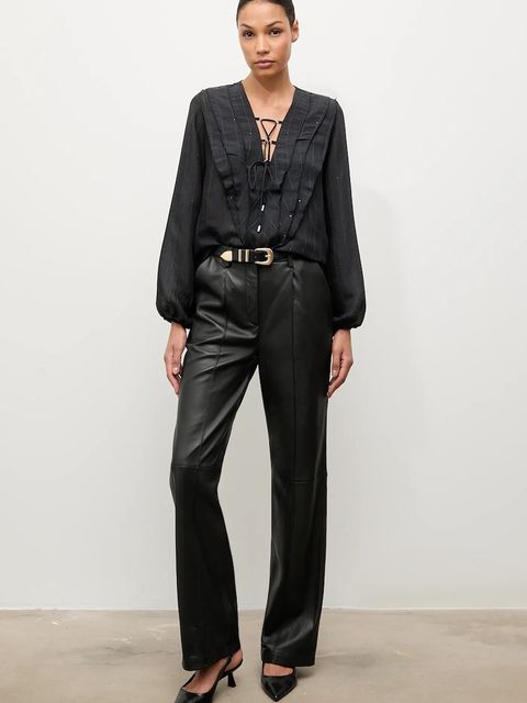 Answear.LAB spodnie skórzane - zdjęcie produktu nr 1