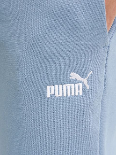 Puma spodnie dresowe kolor niebieski gładkie 682449