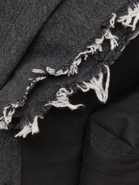 Diesel x Eastpak frayed backpack - Black