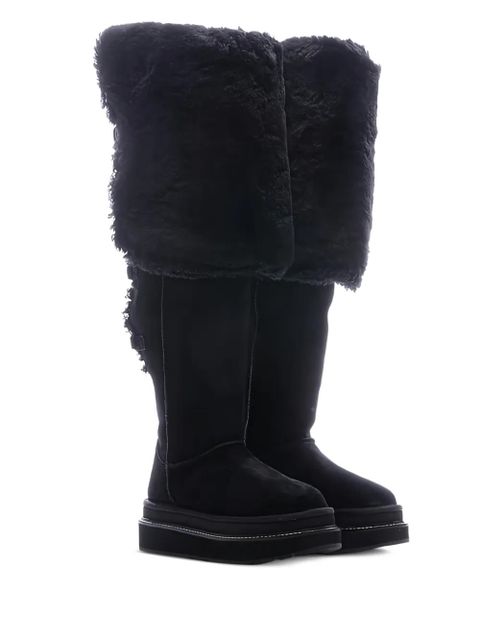 UGG x Sacai buckle-detail thigh-high boots - Black - zdjęcie produktu nr 2