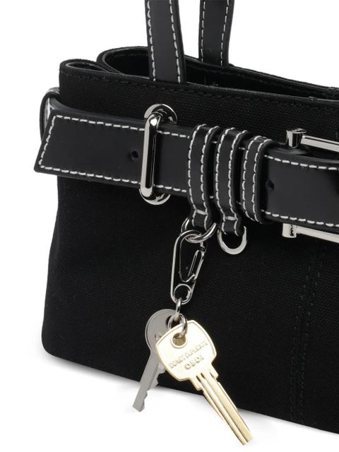 Osoi buckle detail shoulder bag - Black