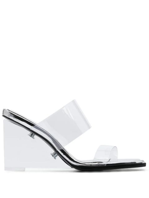 Alexander McQueen Shard transparent mules - Neutrals - zdjęcie produktu nr 1