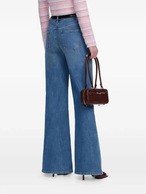 Self-Portrait high-waist flared jeans - Blue - zdjęcie produktu nr 2