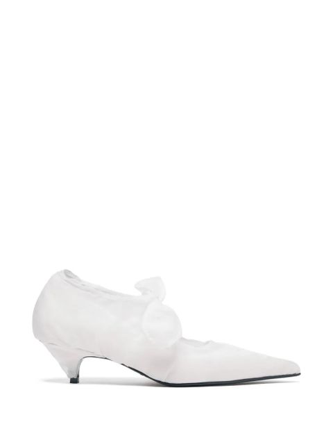 Proenza Schouler Slash organza pumps - White - zdjęcie produktu nr 1
