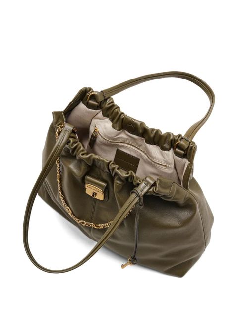 Marc Jacobs The Cristina chain-embellished drawstring tote bag - Green