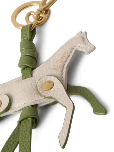 Mulberry horse-shaped keyring - Neutrals