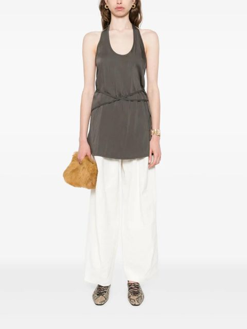 LEMAIRE Apron top - Brown