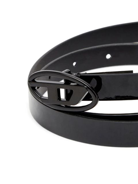Diesel B-PLAY 15 leather belt - Black