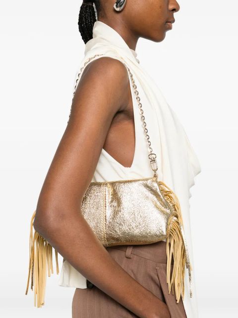 Maje medium Miss fringed clutch bag - Gold - zdjęcie produktu nr 2
