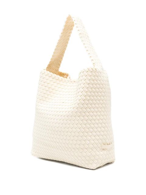 NAGHEDI medium Nomad Hobo woven tote bag - Neutrals