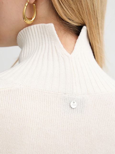 BOSS Orange sukienka z wełną kolor beżowy maxi prosta 50548961