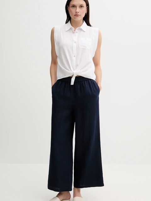 United Colors of Benetton koszula damska kolor biały regular z kołnierzykiem klasycznym 5ONVDQ0C1