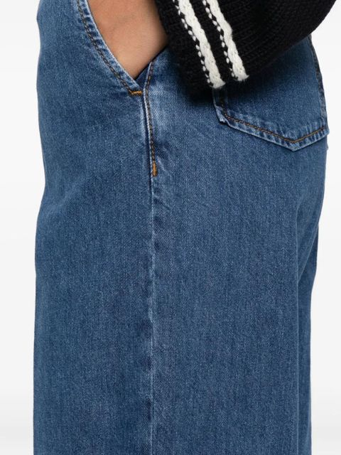 SANDRO button-fastening jeans - Blue