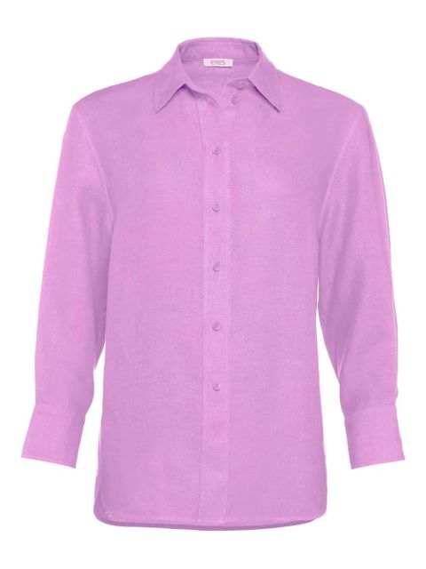ERES Mignonette button-down linen shirt - Purple - zdjęcie produktu nr 1