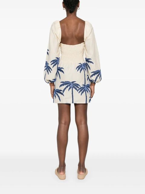 Johanna Ortiz The Power of the Sea mini dress - Neutrals