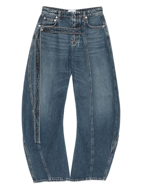 Jean Paul Gaultier panelled belted jeans - Blue - zdjęcie produktu nr 1