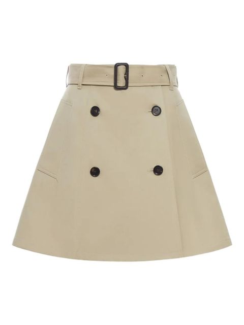 Burberry belted double-breasted skirt - Neutrals - zdjęcie produktu nr 1
