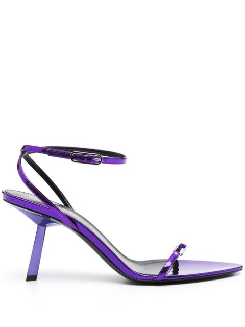 Saint Laurent 75mm Kitty sandals - Purple - zdjęcie produktu nr 1