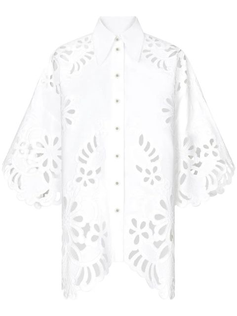 Dolce & Gabbana cut-out cotton shirt - White - zdjęcie produktu nr 1