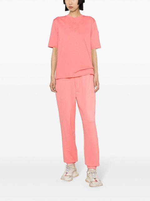 Moncler logo-embossed cotton T-shirt - Pink - zdjęcie produktu nr 2