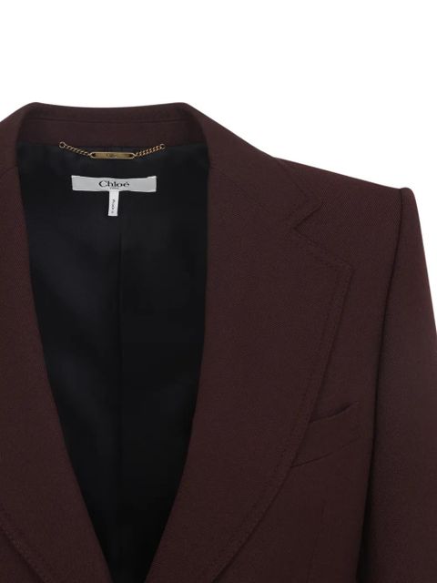 Chloé pocket button blazer - Purple