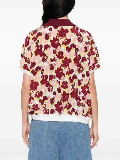 Marni floral-print T-shirt - White