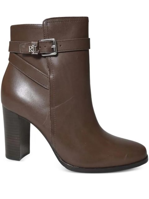 Lauren Ralph Lauren 85mm buckle-strap boots - Brown
