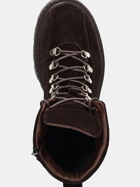 Answear.LAB workery zamszowe kolor brązowy na platformie - zdjęcie produktu nr 2