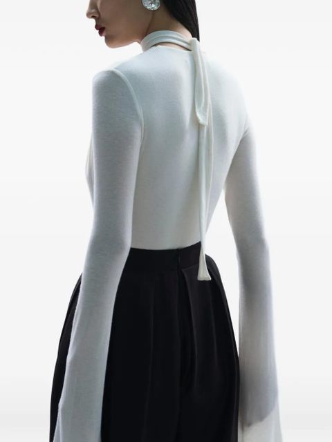 MANURÍ Suki long-sleeve bodysuit - Neutrals