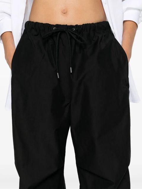 Acne Studios drawstring wide-leg trousers - Black