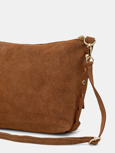 Answear.LAB torebka zamszowa kolor brązowy - zdjęcie produktu nr 2