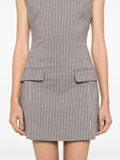 STAUD Walker dress - Brown