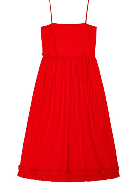 GANNI midi dress - Red - zdjęcie produktu nr 1
