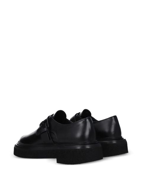 Max Mara buckle-strap leather loafers - Black