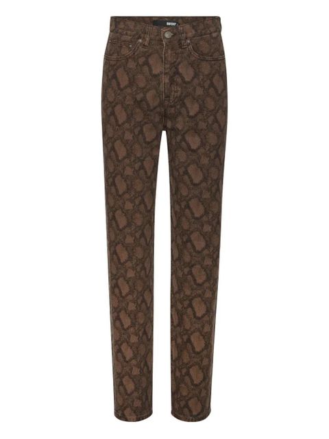 ROTATE BIRGER CHRISTENSEN printed jeans - Brown - zdjęcie produktu nr 1