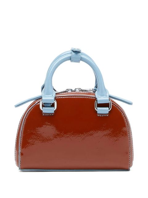 Diesel 1DR Dome embossed crossbody bag - Brown - zdjęcie produktu nr 2