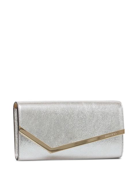 Jimmy Choo Emmie clutch bag - Metallic