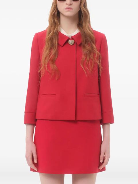 Valentino Garavani heart-detail jacket - Red