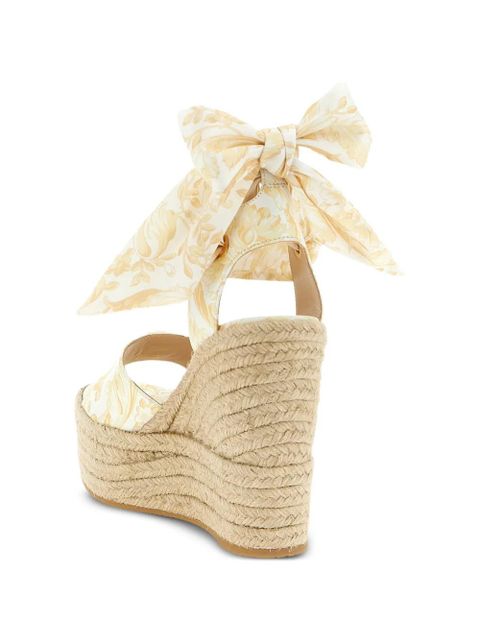 Versace La Medusa barocco wedges - Neutrals