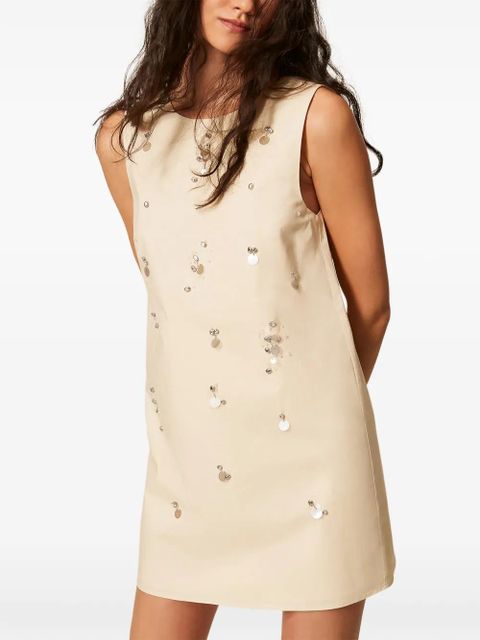 TWINSET sequin-embellished dress - Neutrals - zdjęcie produktu nr 2