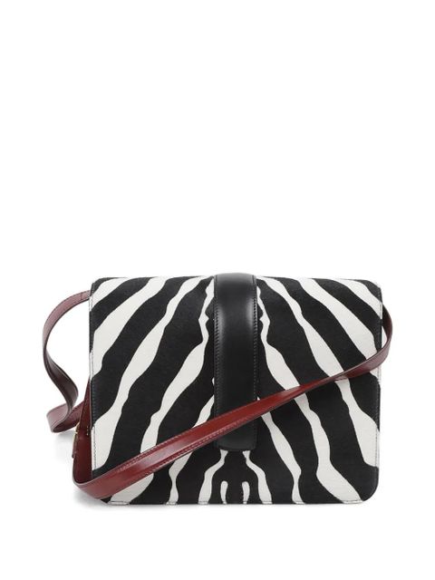 KHAITE Blake zebra-pattern shoulder bag - Red
