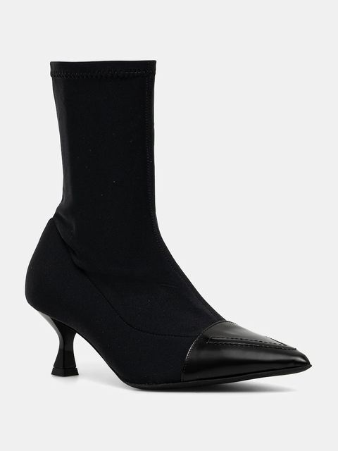 Love Moschino botki damskie kolor czarny na szpilce JA21105G0NIM100A - zdjęcie produktu nr 1