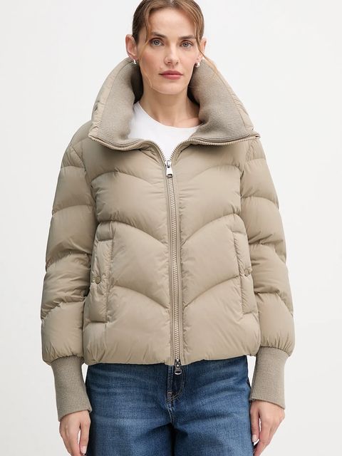 Hetrego kurtka puchowa INARA kolor zielony zimowa oversize 8P611 - zdjęcie produktu nr 1